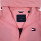 Mens Pink Tommy Hilfiger Half Zip Pullover Quarter Zip Coat