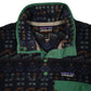 Mens Navy Patagonia Synchilla Aztec Quarter Zip Jumper