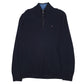 Mens Navy Tommy Hilfiger  Quarter Zip Jumper