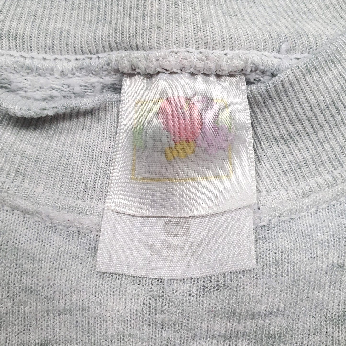 Mens Grey Fruit Of The Loom Vintage Crewneck Jumper