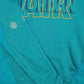Mens Blue Air Jordan Spellout Hoodie Jumper