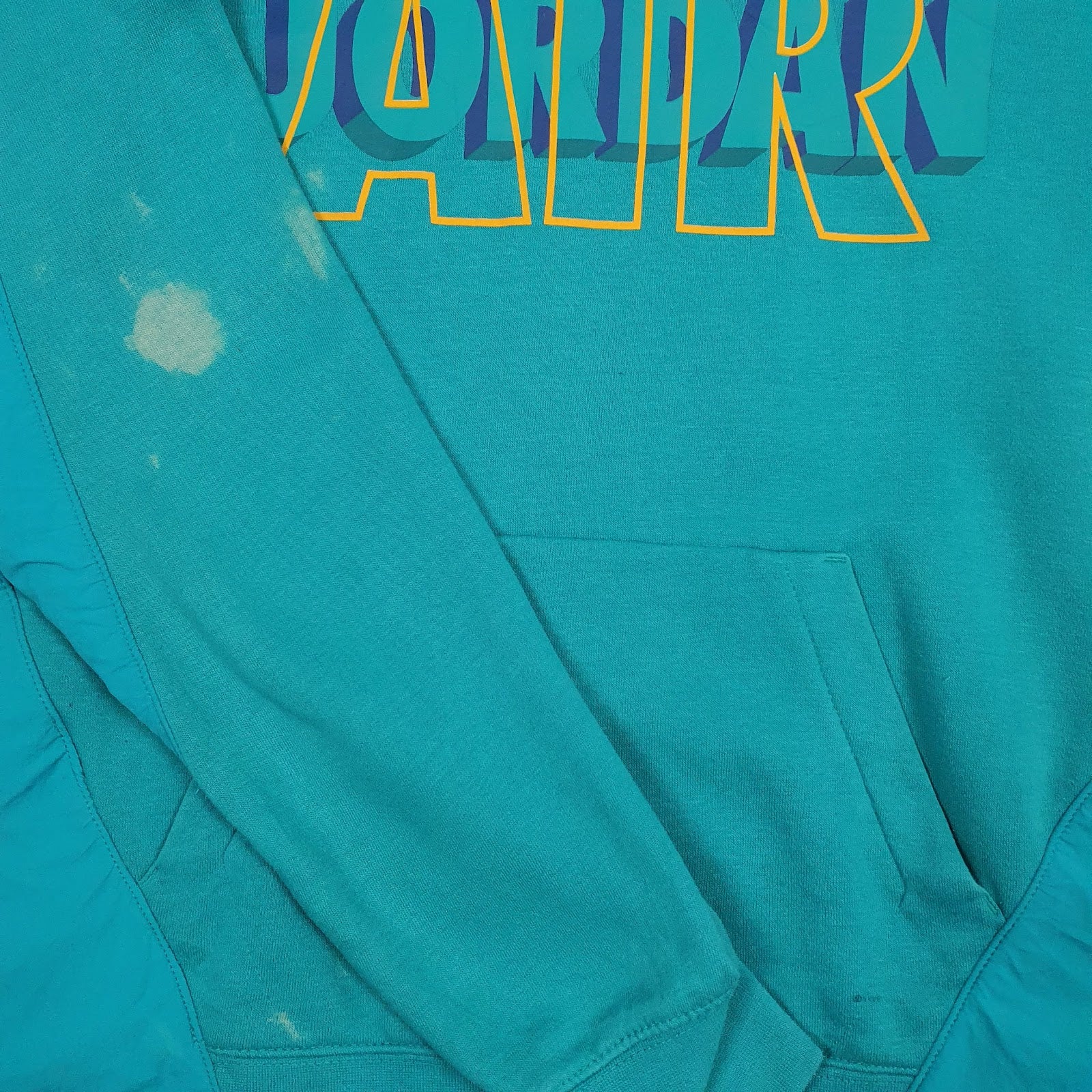 Mens Blue Air Jordan Spellout Hoodie Jumper