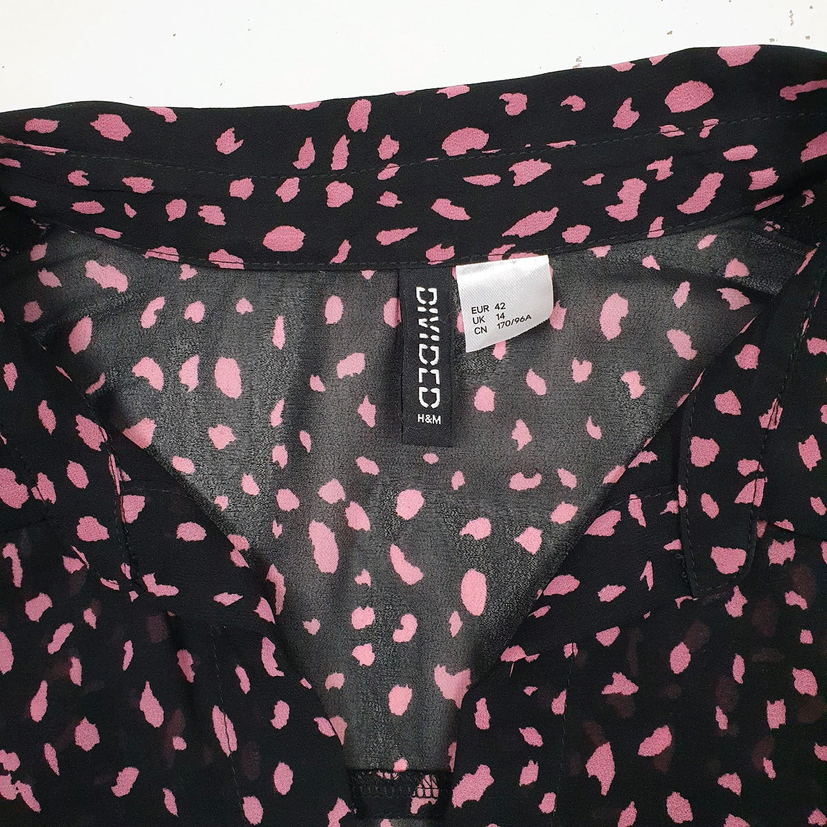 Womens Black H&M Shear  Shirt