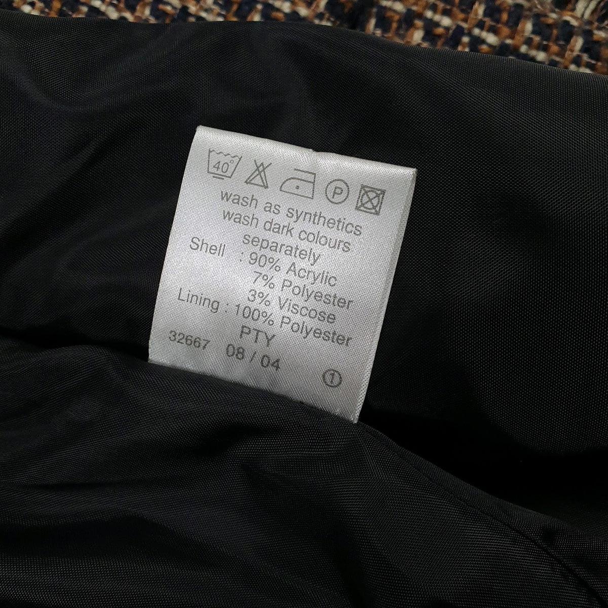 Womens Brown Classics Check  Coat