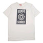 Mens White Kappa  Short Sleeve T Shirt
