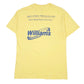 Mens Yellow Hanes Vintage 00s  T Shirt