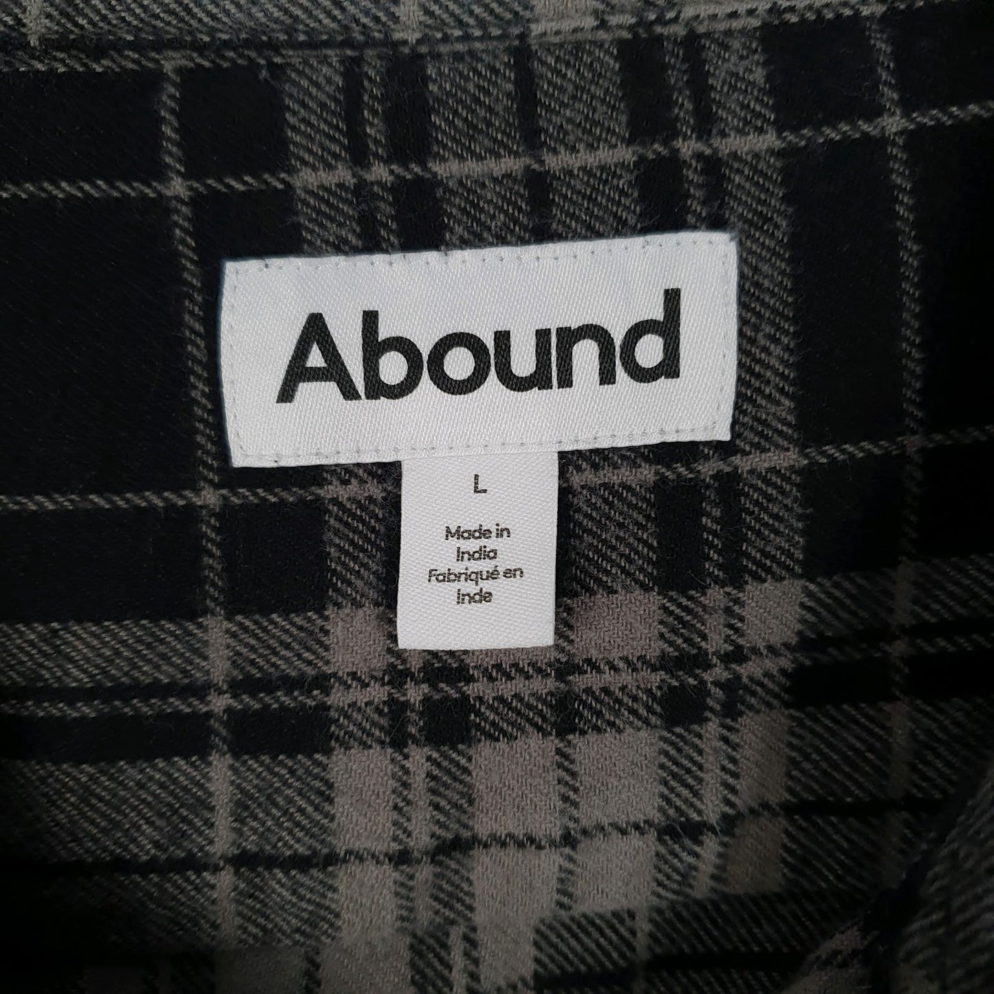 Mens Grey Abound Flannel  Shirt