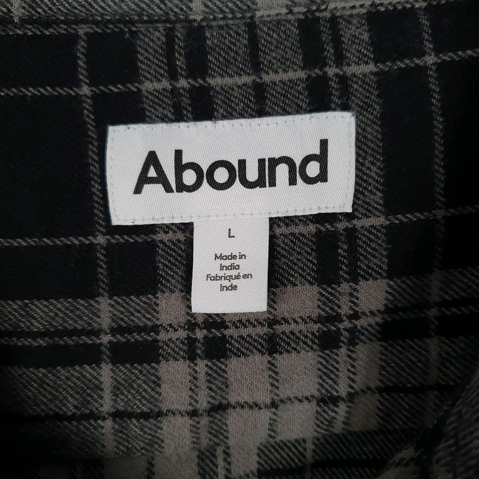 Mens Grey Abound Flannel  Shirt