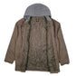 Mens Grey Wrangler Chore Hoodie Windbreaker Hoodie Coat