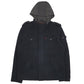 Mens Black Levis Padded  Coat