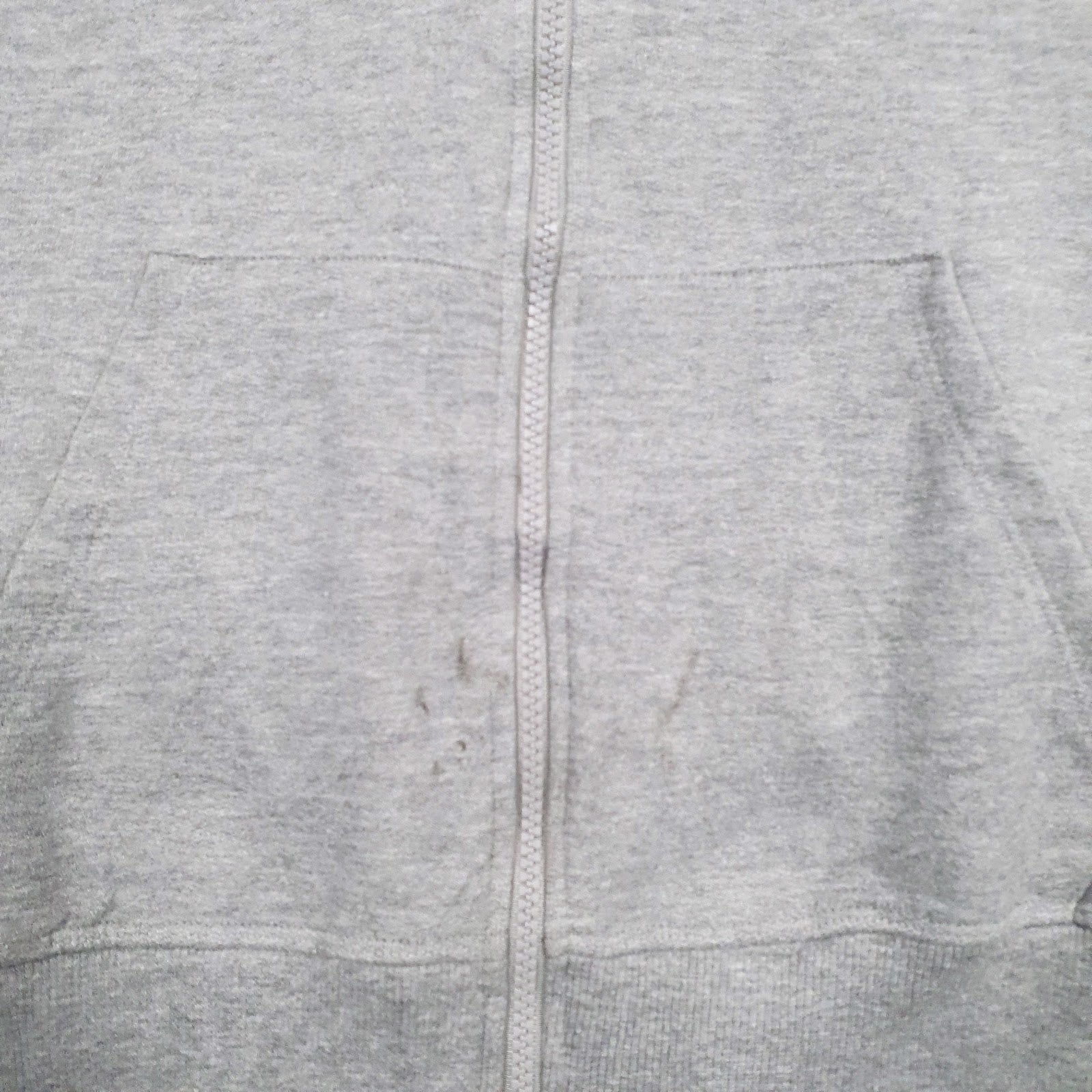 Womens Grey Champion  Full Zip Jumper