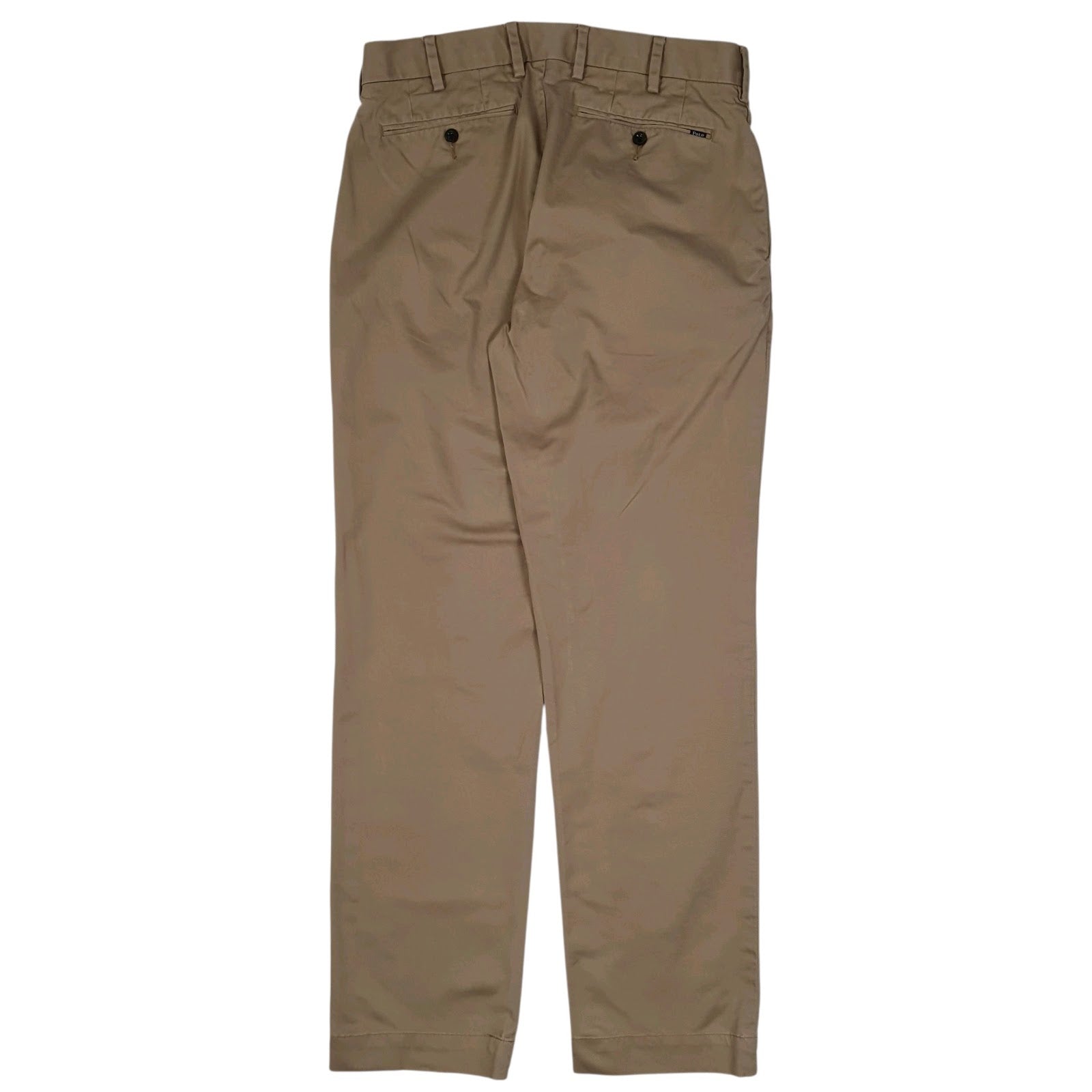 Mens Beige Polo Ralph Lauren Stretch Classic Fit  Trousers