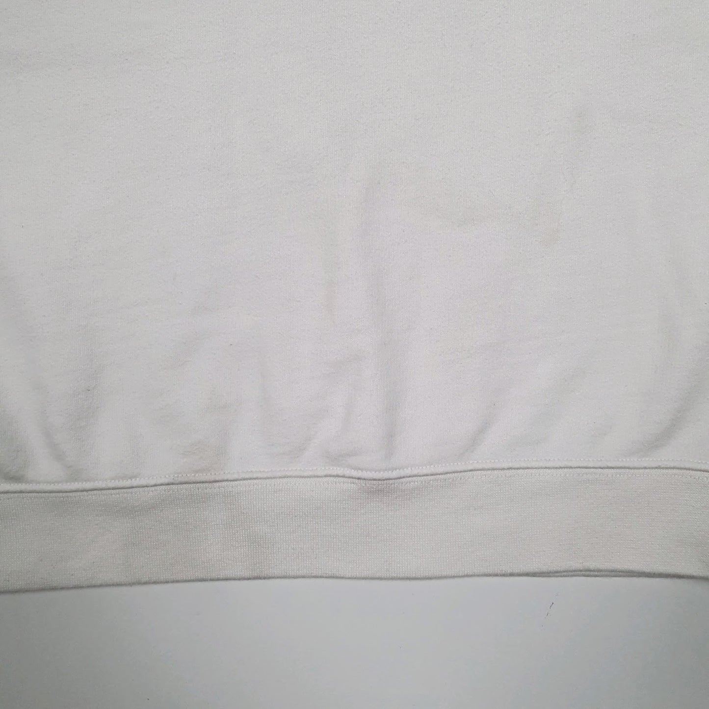 Womens White Adidas Crop Top Hoodie Jumper