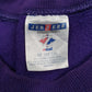 Womens Purple Jerzees  Crewneck Jumper