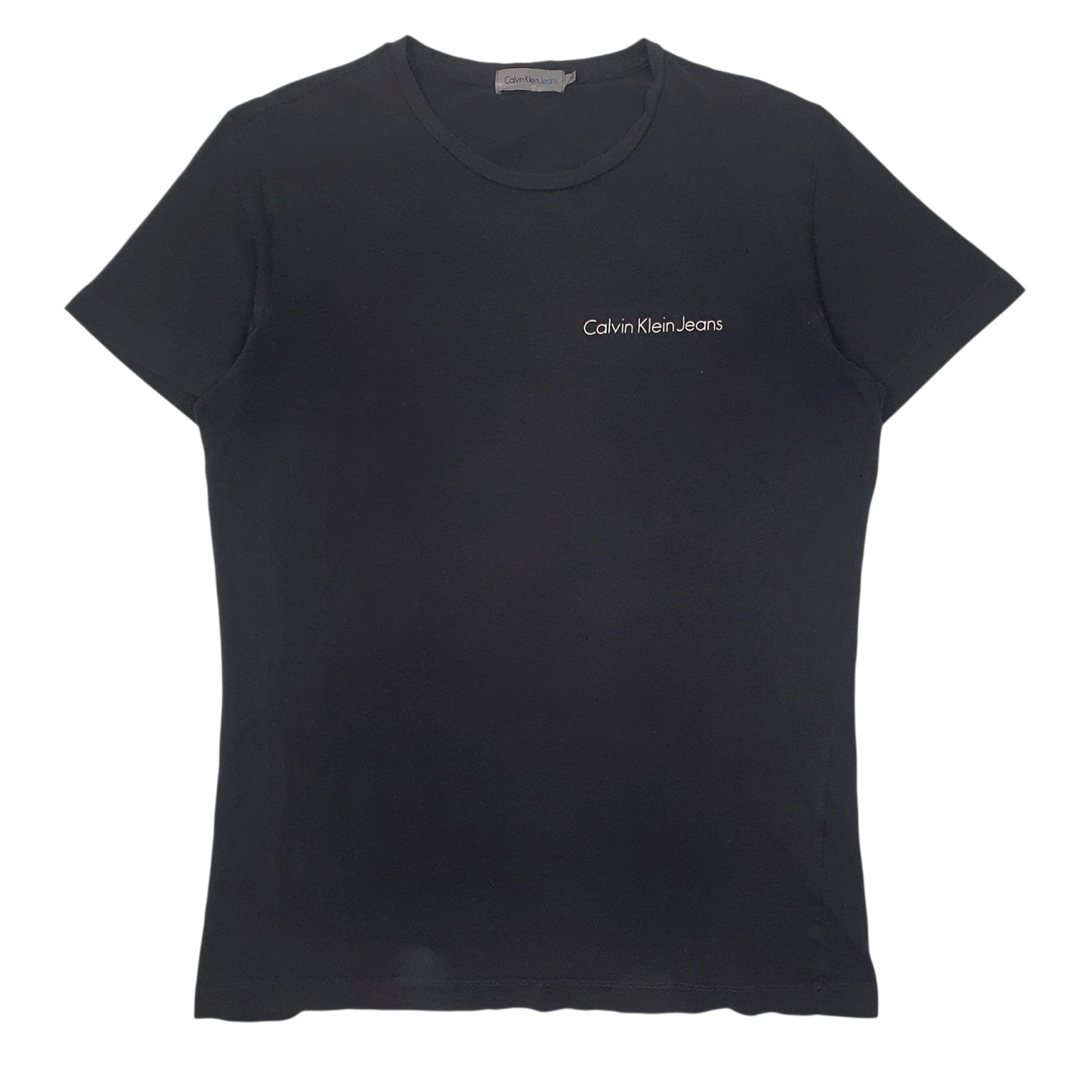 Mens Black Calvin Klein  Short Sleeve T Shirt