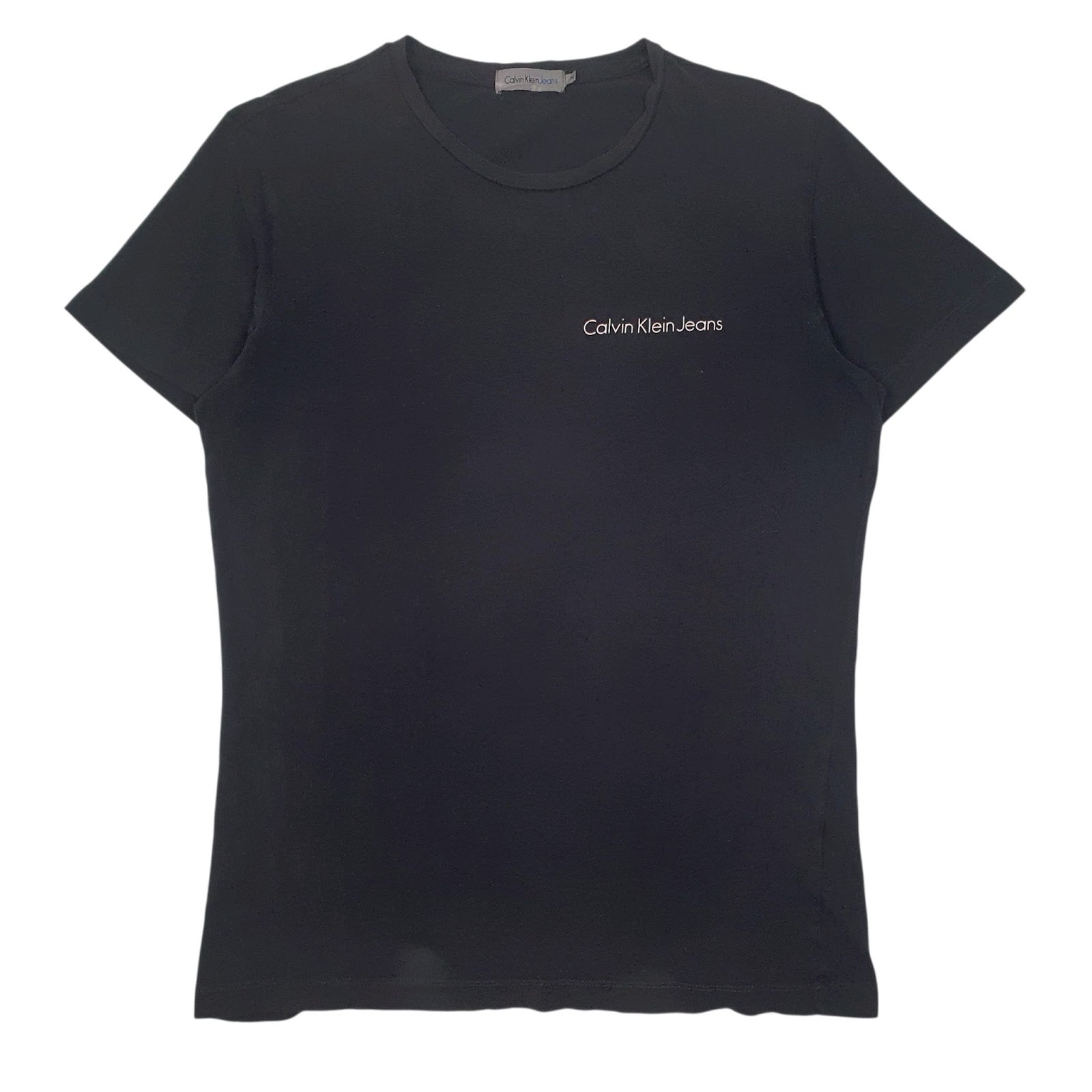 Mens Black Calvin Klein  Short Sleeve T Shirt