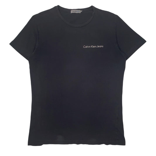 Mens Black Calvin Klein  Short Sleeve T Shirt