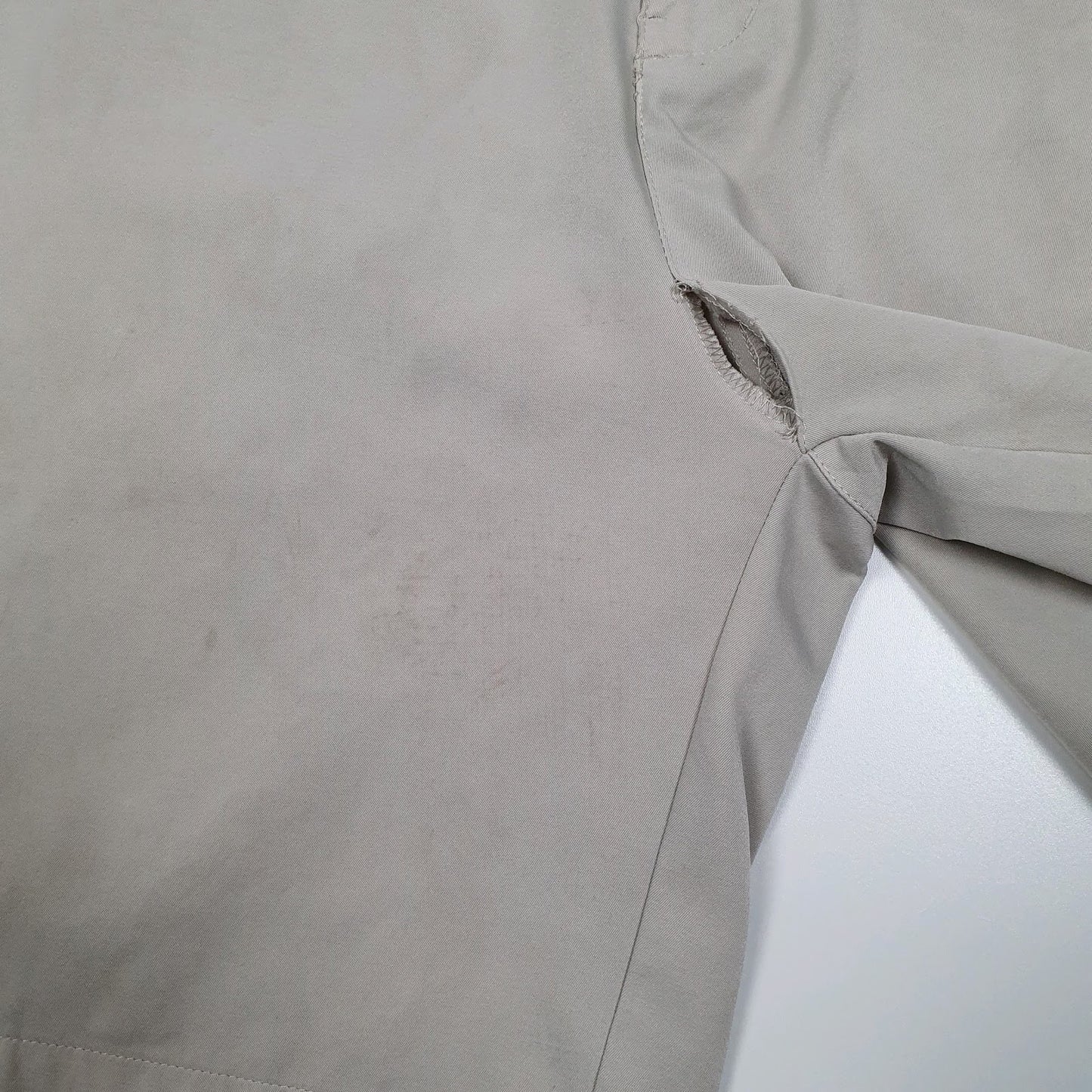 Mens Beige Adidas Stretch Full Zip Shorts