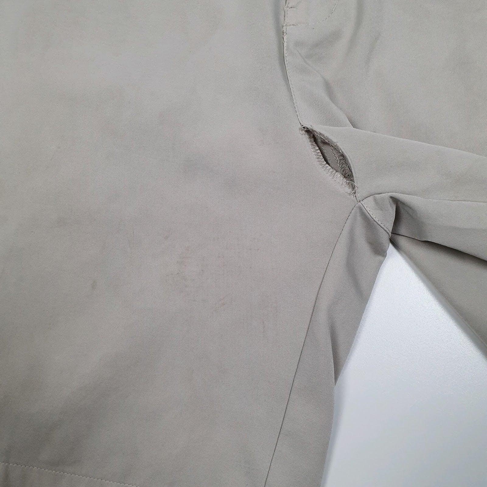 Mens Beige Adidas Stretch Full Zip Shorts