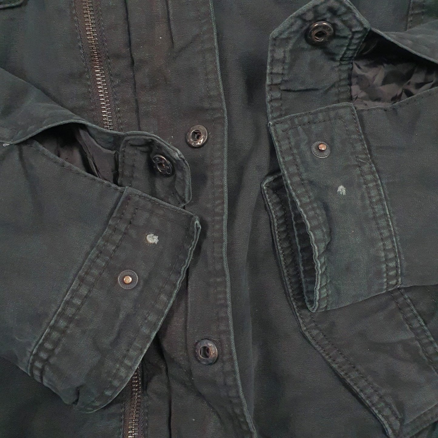 Mens Black Levis Sherpa Lined  Coat
