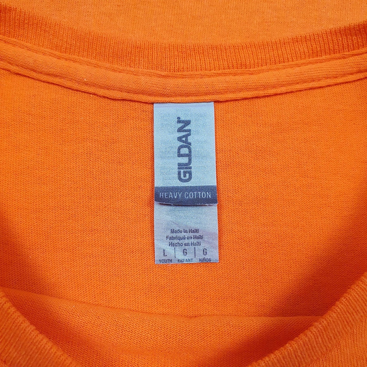 Womens Orange Gildan Peat Sectional Champions  T Shirt