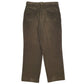 Mens Green L.L. Bean Pleated  Trousers