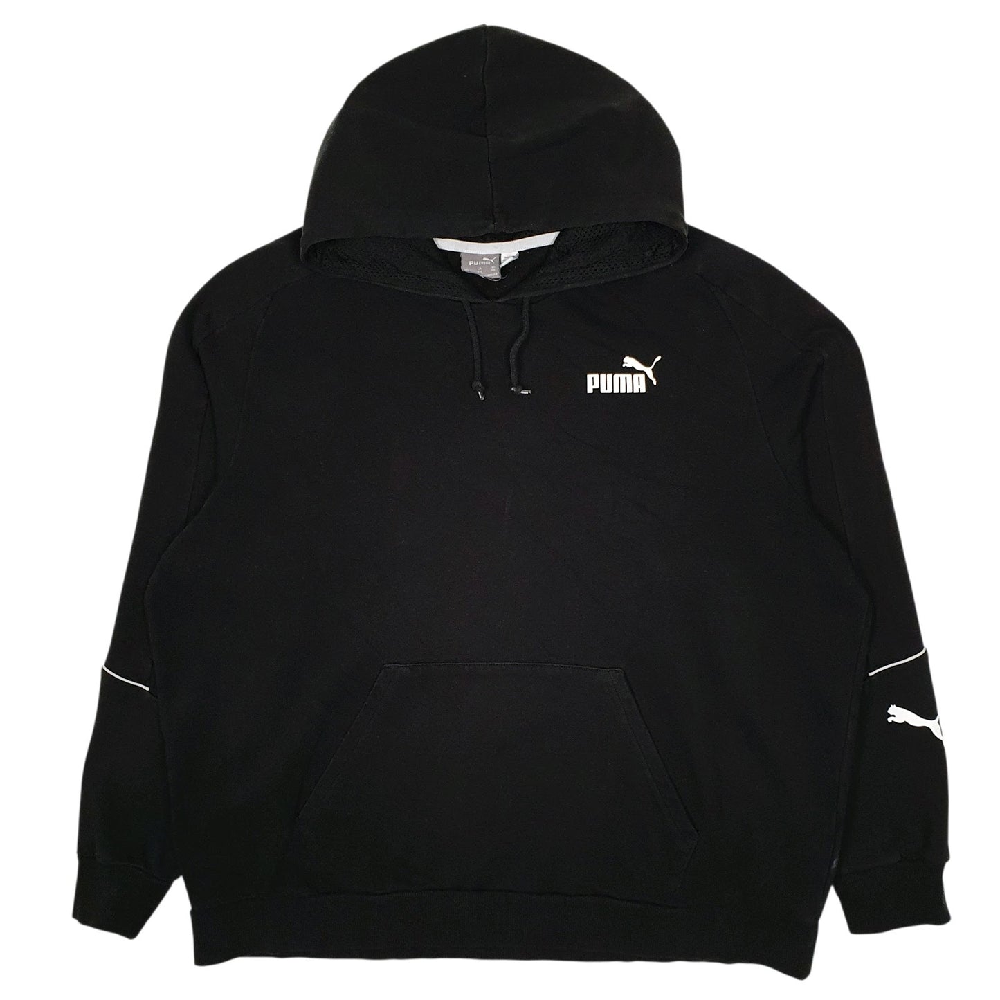 Mens Black Puma  Hoodie Jumper