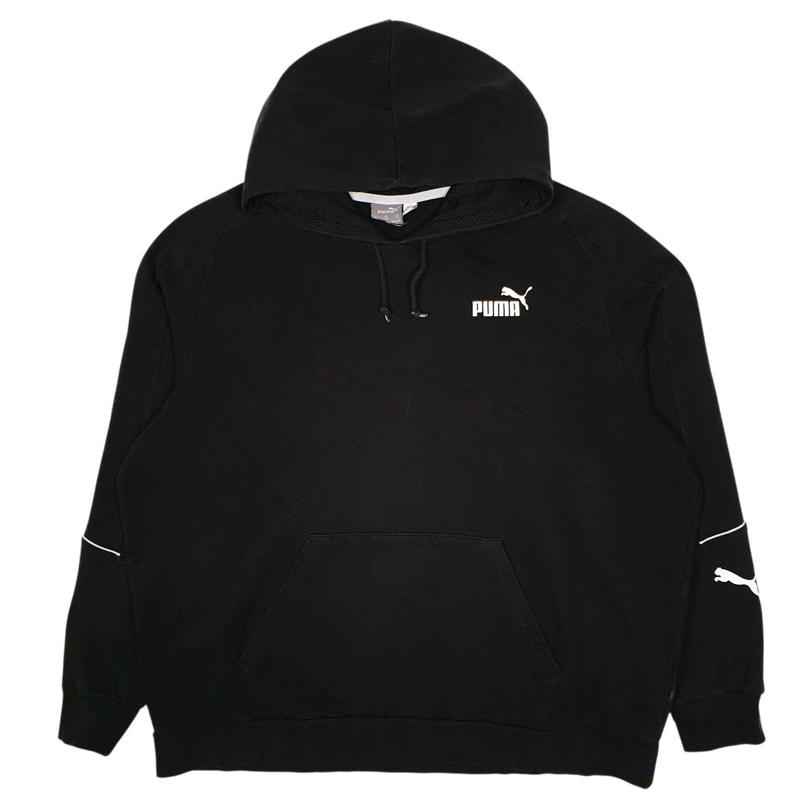 Mens Black Puma  Hoodie Jumper