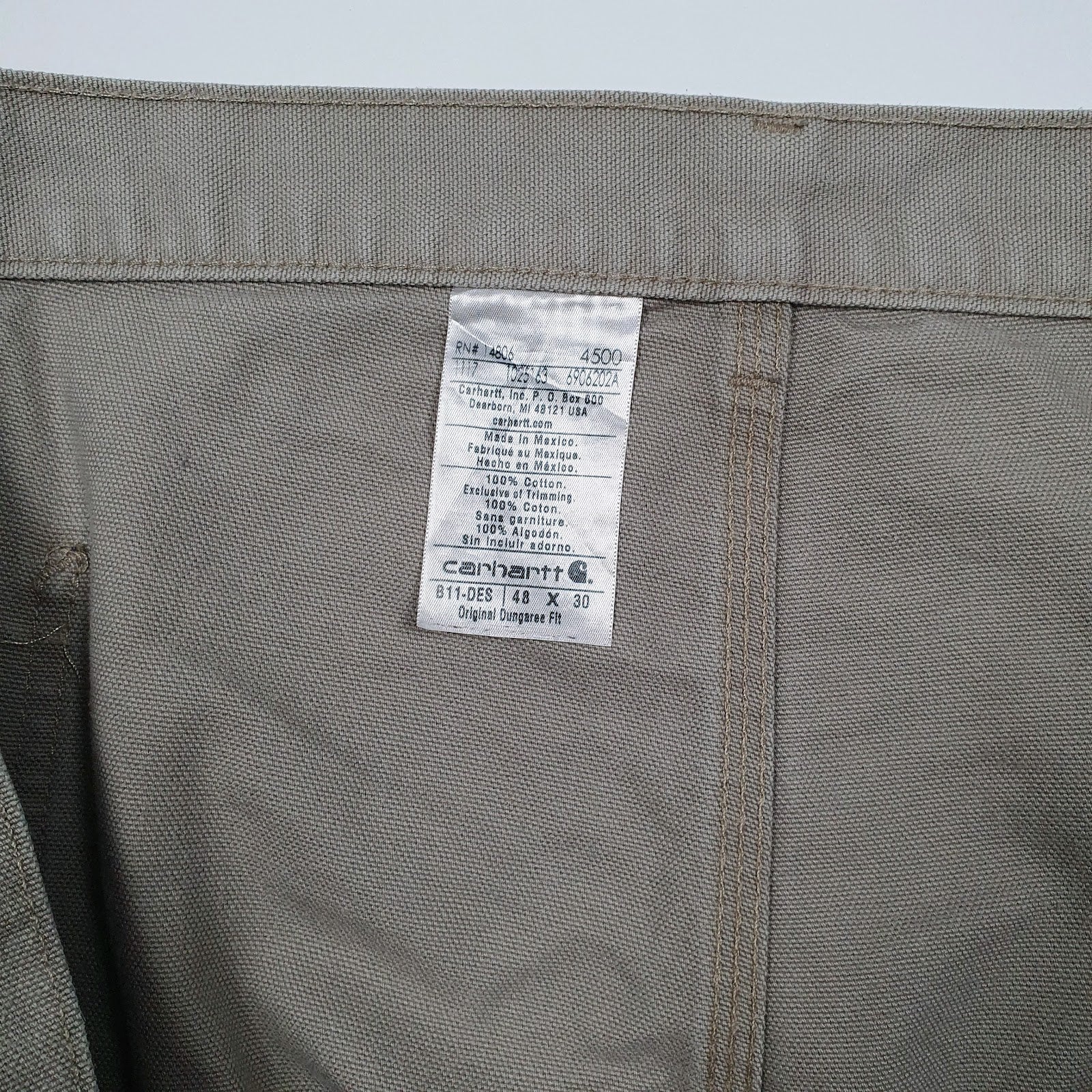 Mens Grey Carhartt B11  Trousers