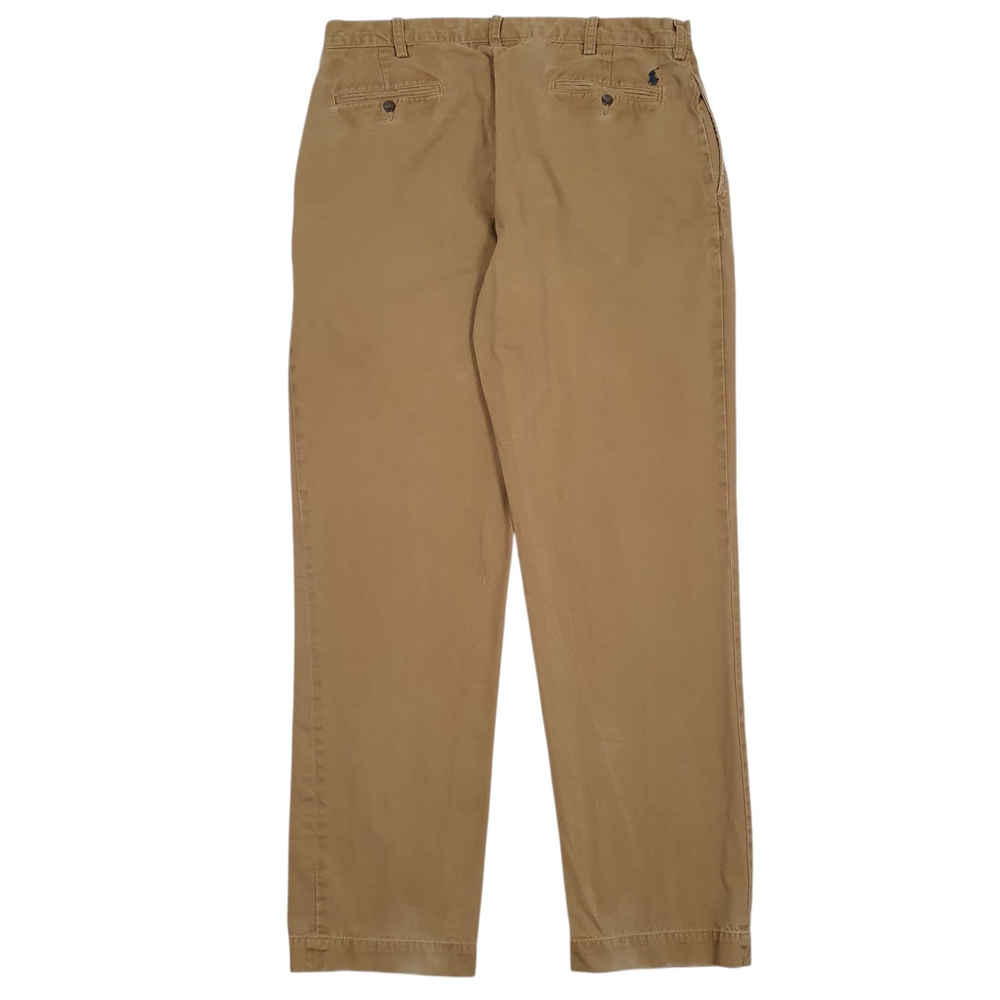 Mens Brown Polo Ralph Lauren Ethan Pant Pleated  Trousers