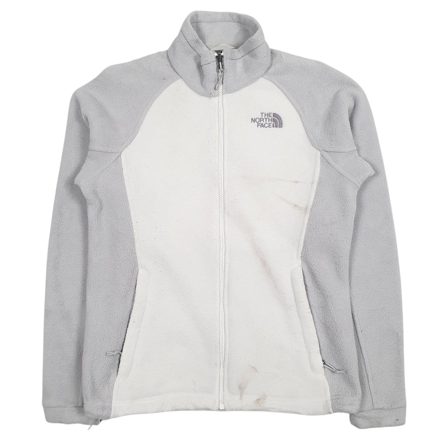 Womens White The North Face  Full Zip Jumper