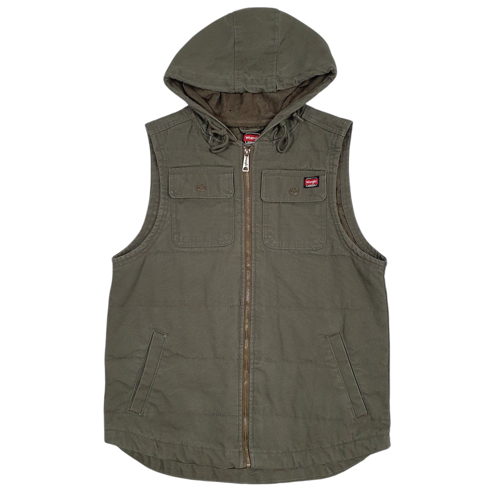Mens Green Wrangler Workwear  Coat