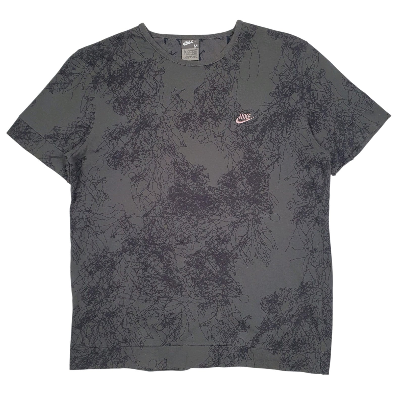 Mens Grey Nike  Short Sleeve T Shirt
