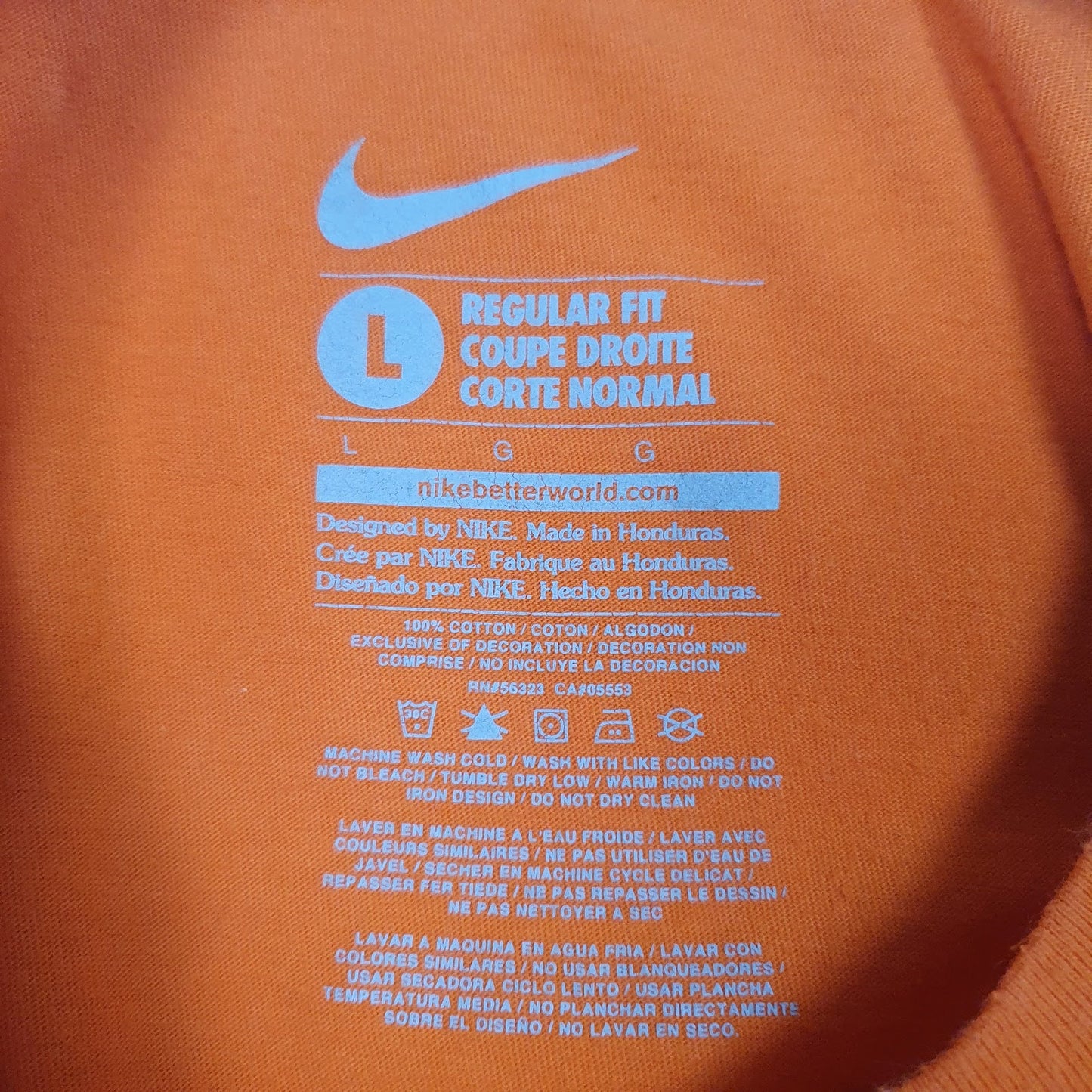 Mens Orange Nike NFL Denver Broncos  T Shirt