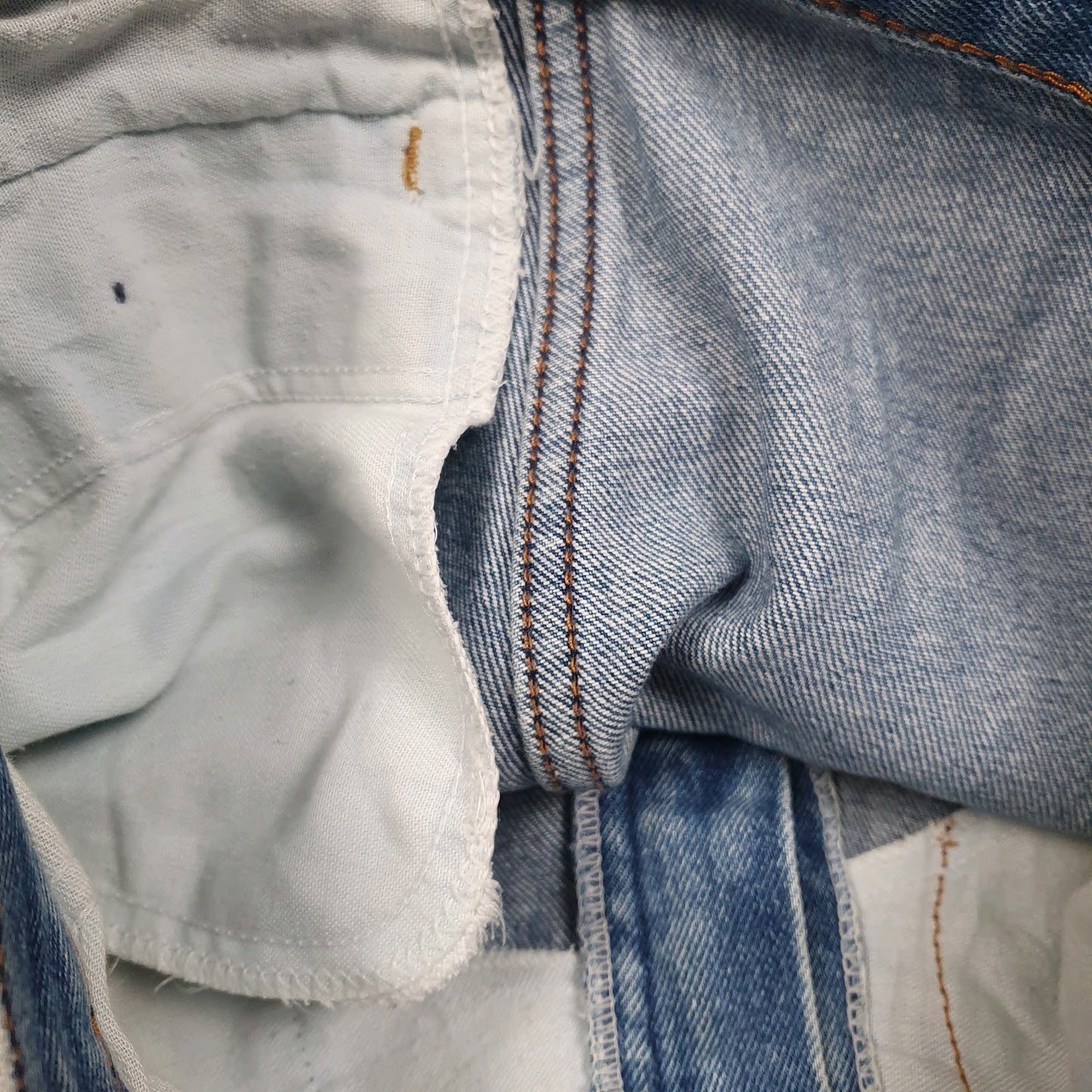 Womens Blue Unbranded Pleated  Jeans