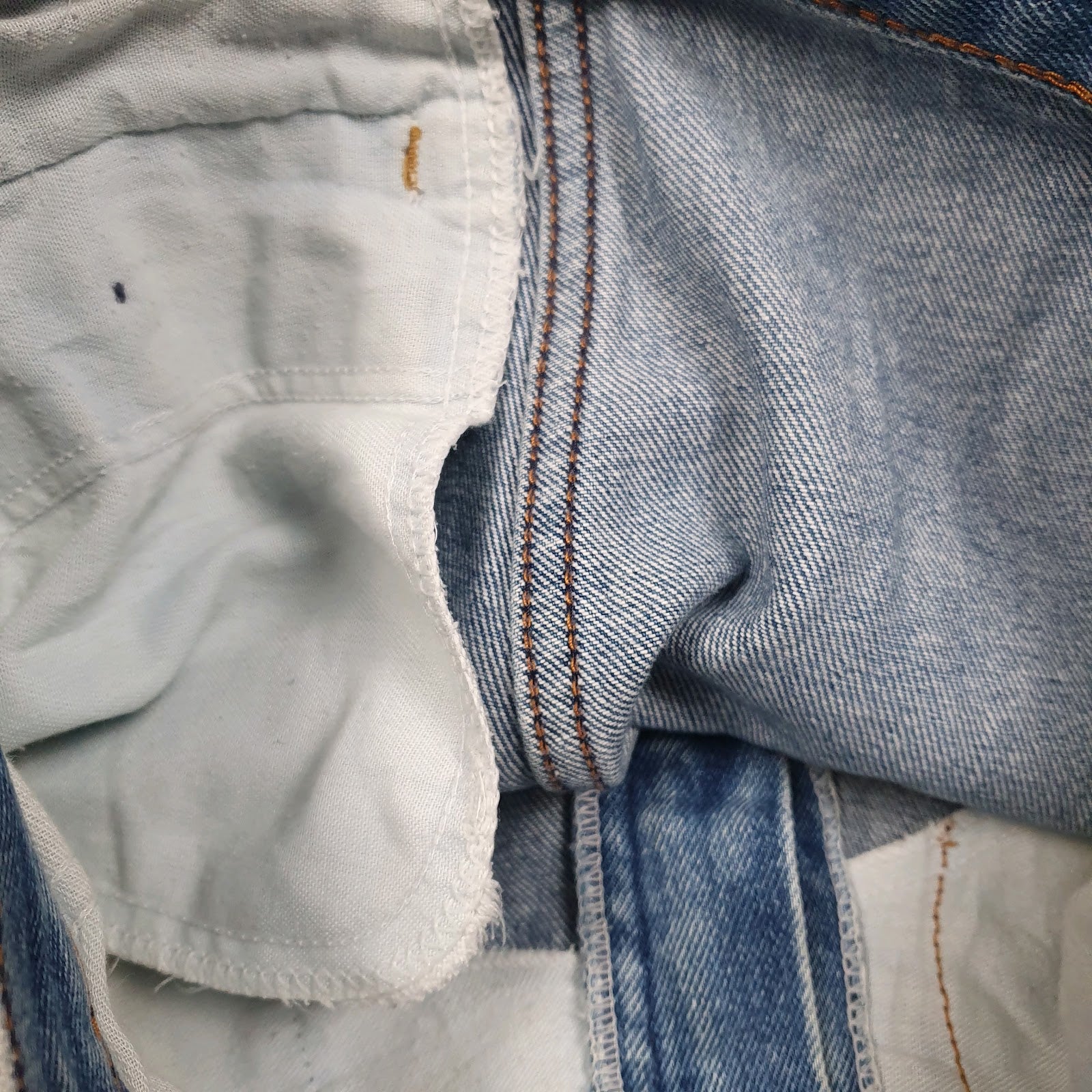 Womens Blue Unbranded Pleated  Jeans