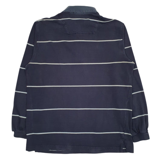 Mens Grey Carson Rugby  Polo Shirt