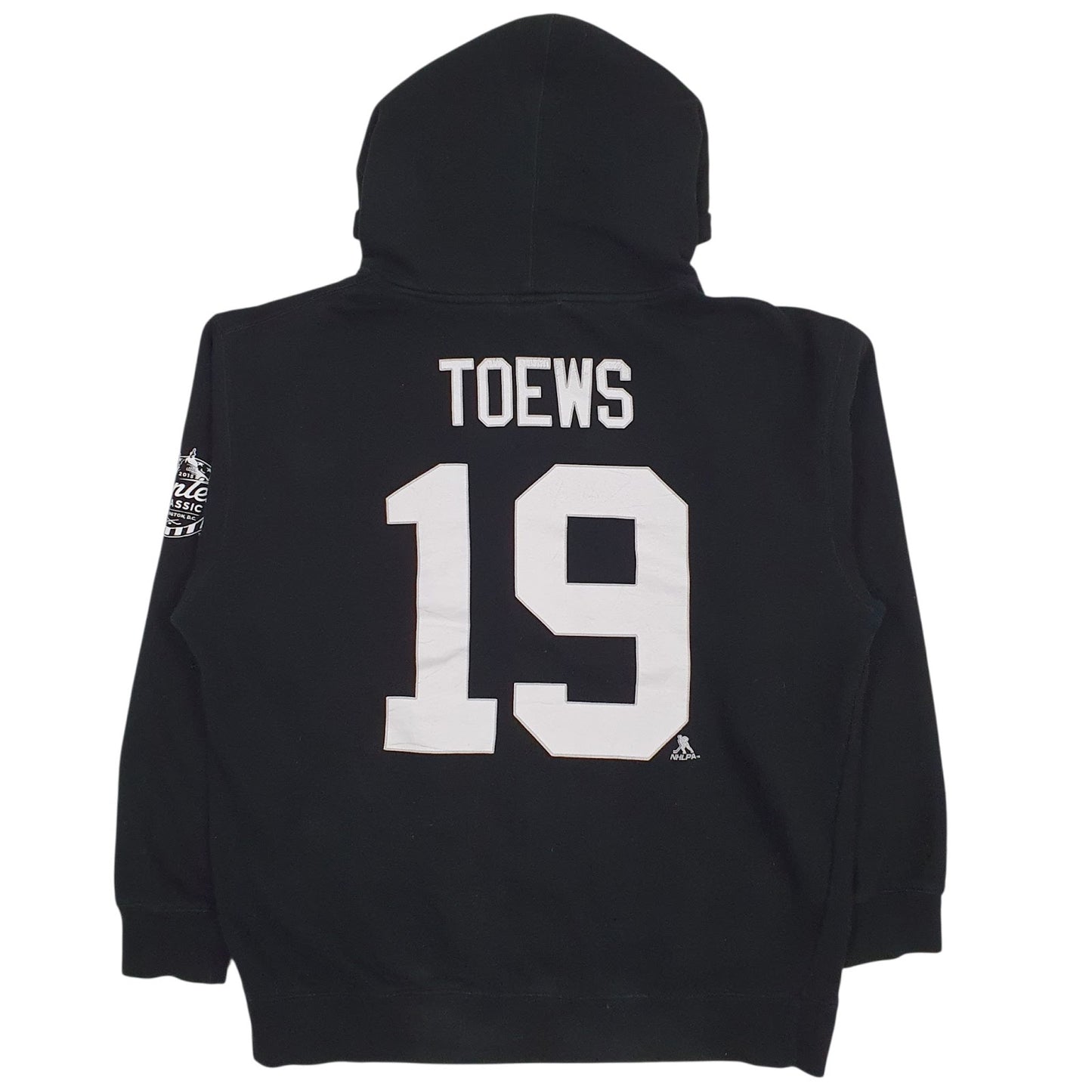 Mens Black Reebok NHL Chicago Blackhawks Hoodie Jumper