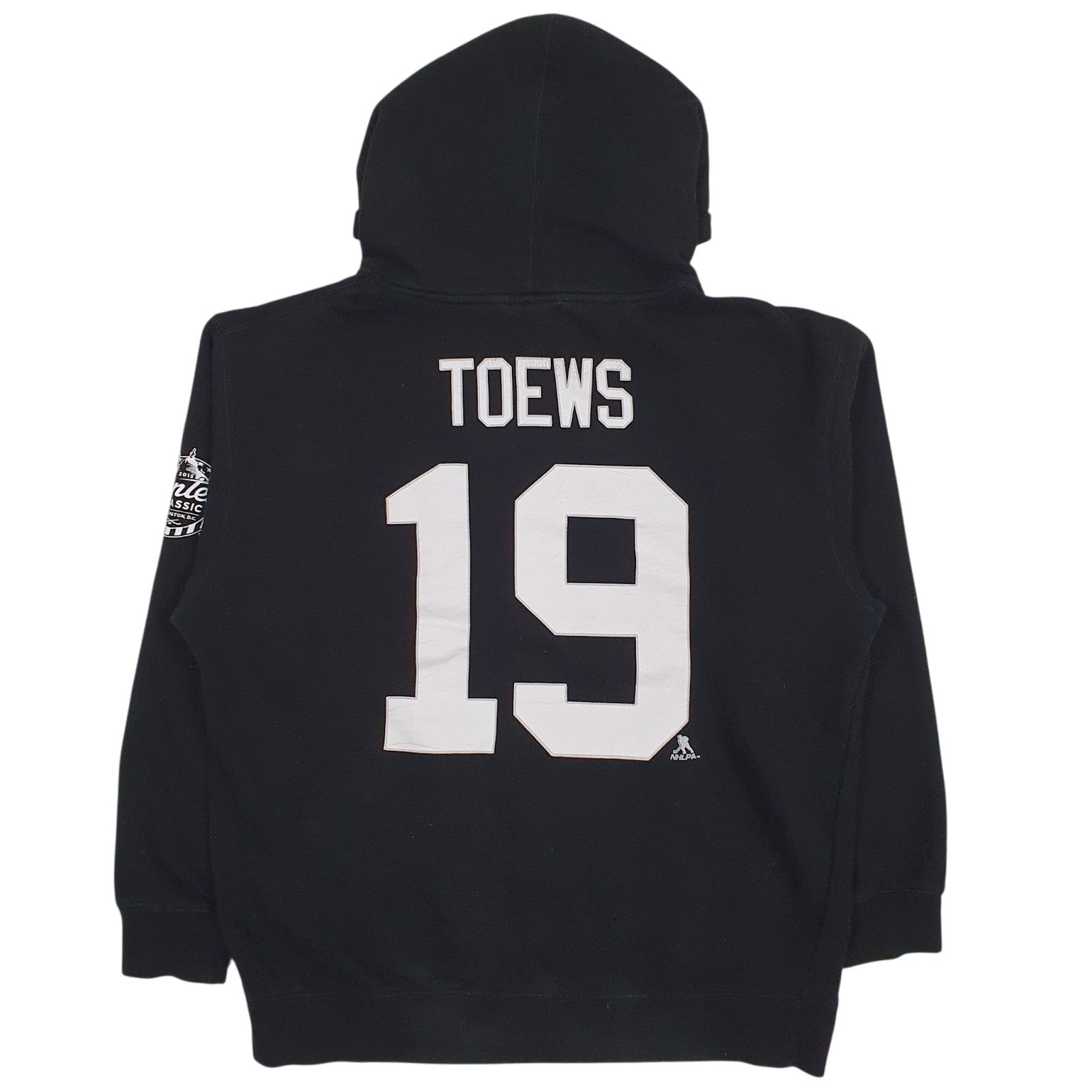 Mens Black Reebok NHL Chicago Blackhawks Hoodie Jumper