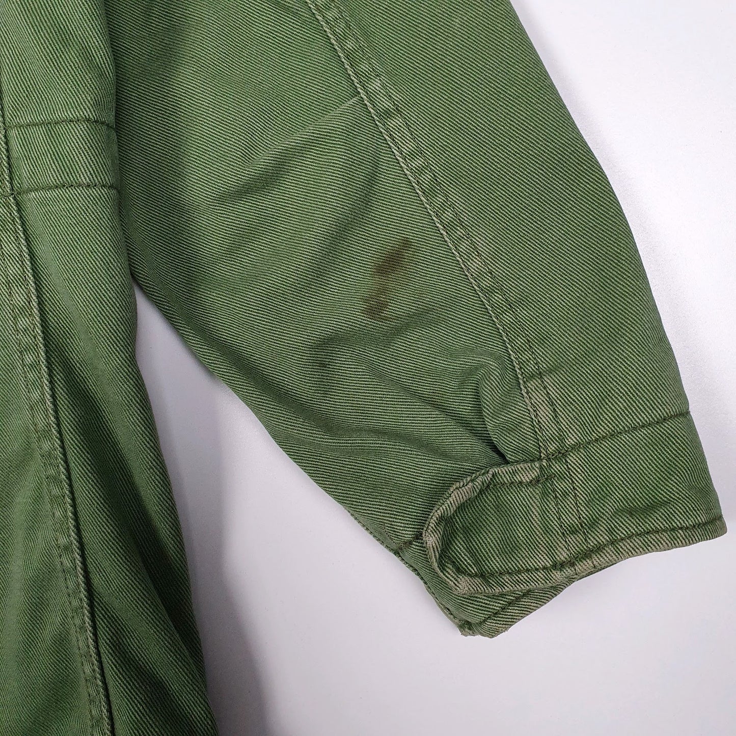 Mens Green Levis Military Field Chore  Coat