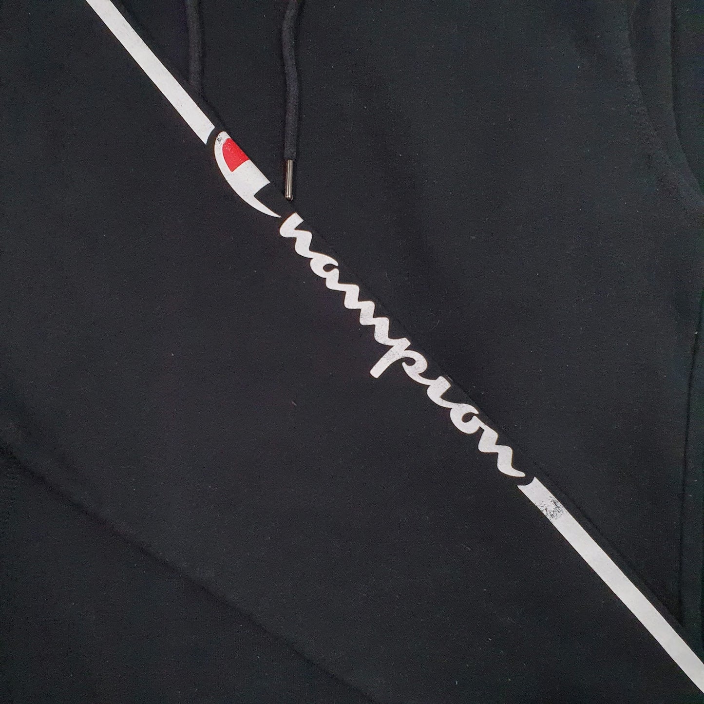 Mens Black Champion  Hoodie Jumper