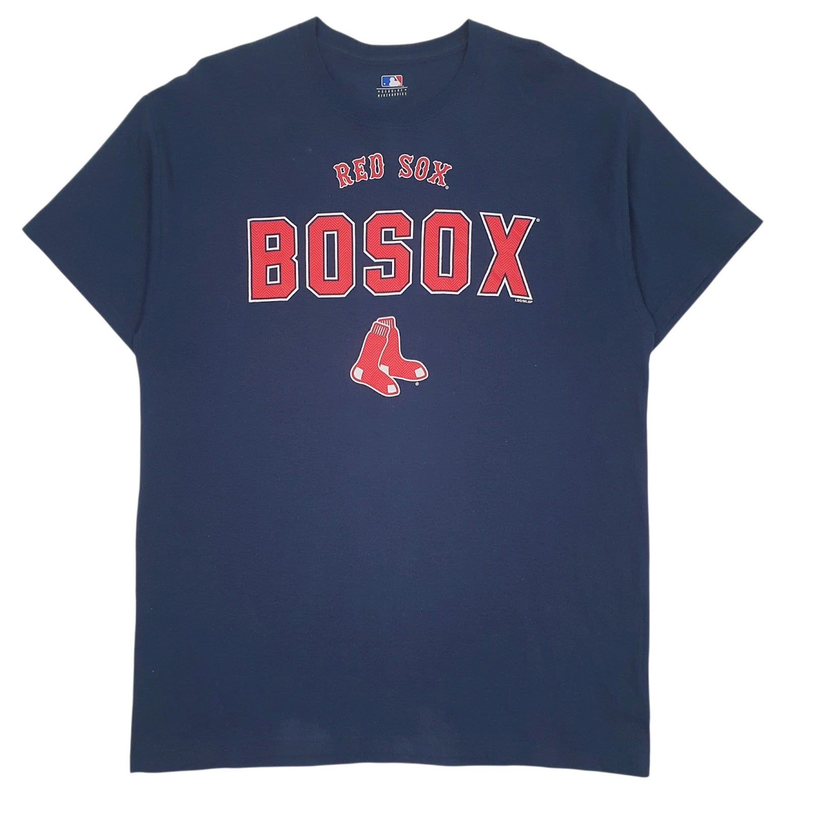 Mens Navy MLB Boston Red Sox Short Sleeve T Shirt