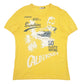 Mens Yellow Gas  Short Sleeve T Shirt