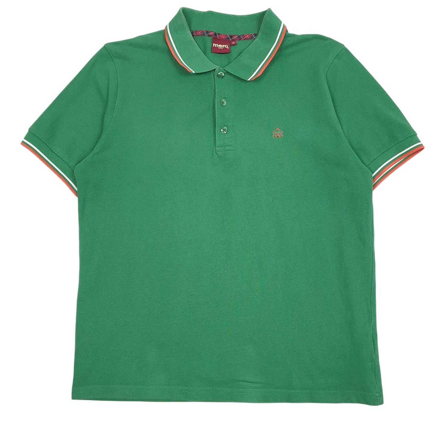 Mens Green Merc  Short Sleeve Polo Shirt