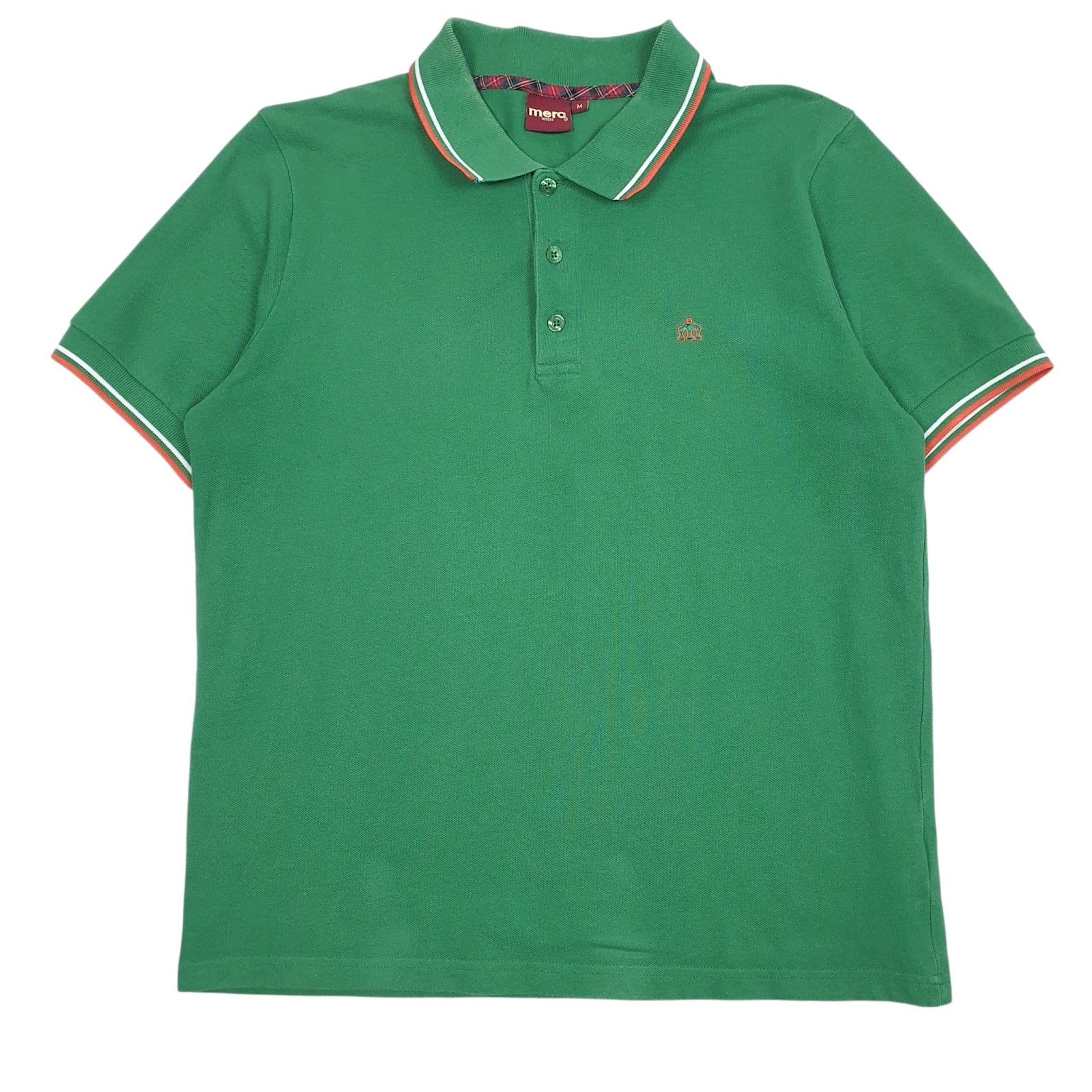 Mens Green Merc  Short Sleeve Polo Shirt