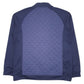 Mens Blue Puma Quilted Full Zip Jumper