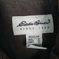 Mens Green Eddie Bauer Corduroy  Shirt