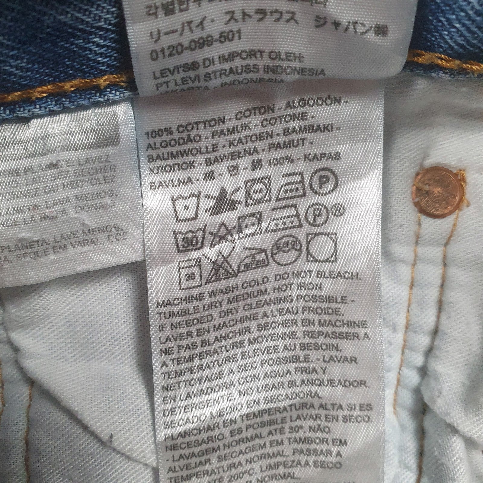 Mens Blue Levis   Jeans
