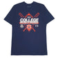 Mens Navy Under Armour NCAA College World Series Short Sleeve T Shirt