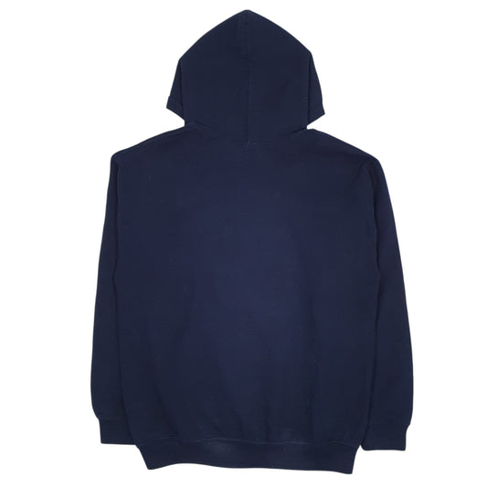 Mens Navy Gildan  Hoodie Jumper
